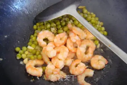 Make Peas, shrimp step 8