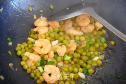 Make Peas, shrimp step 9
