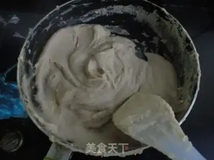 Make Bean and egg yolks step 1