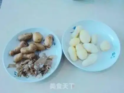 Make Old potato step 1