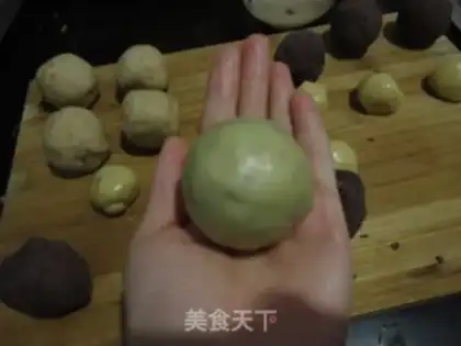Make Bean and egg yolks step 13