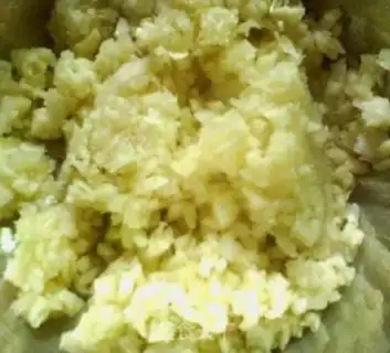 Make Garlic fan steam tape step 2
