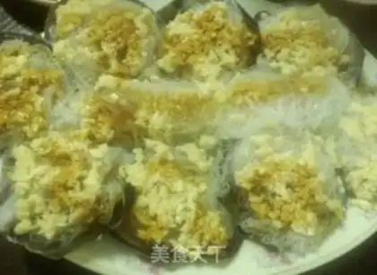 Make Garlic fan steam tape step 6