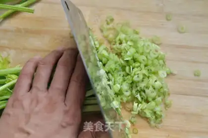 Make Celery dumplings step 5