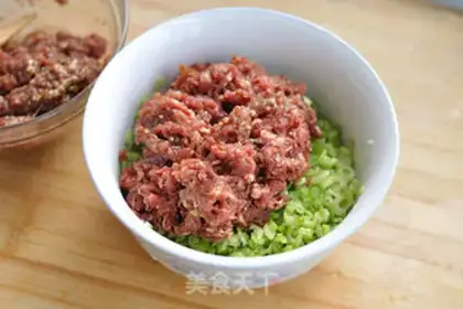 Make Celery dumplings step 6