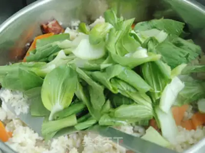 Make Chicken fried rice step 6