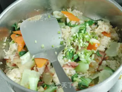 Make Chicken fried rice step 7