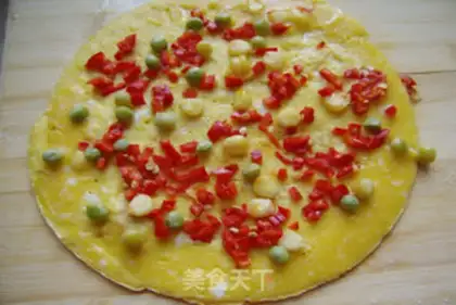 Make Corn and vegetable pancakes step 4