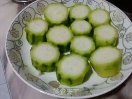 Make Garlic silk melon step 0