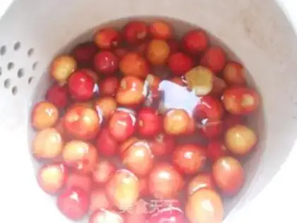 Make Sugar cherries step 1