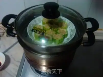 Make Garlic silk melon step 4