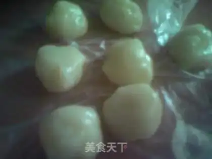 Make Green Bean Ice Mooncake step 1