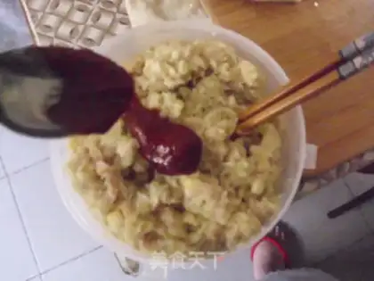 Make Tread dumplings step 19