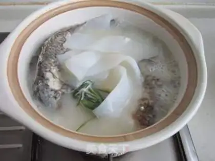 Make Puffy fish soup step 8