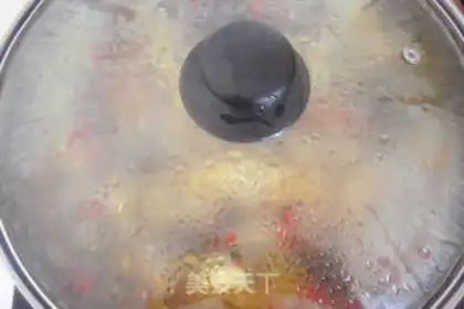 Make Spicy sour fish head step 8