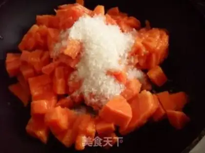 Make Homemade papaya step 2