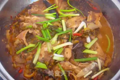 Make Spicy sour fish head step 9