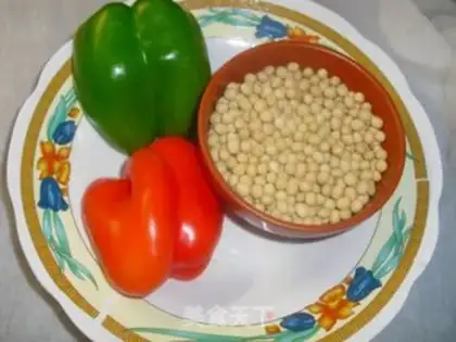 Make Twin pepper soybeans step 0