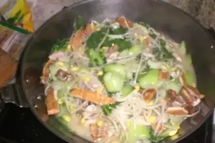 Make Homemade rice noodles step 6
