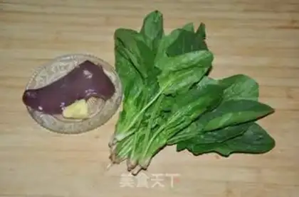 Make Spinach liver soup step 0