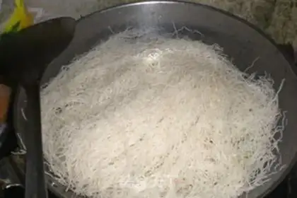 Make Homemade rice noodles step 9