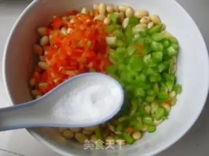 Make Twin pepper soybeans step 6