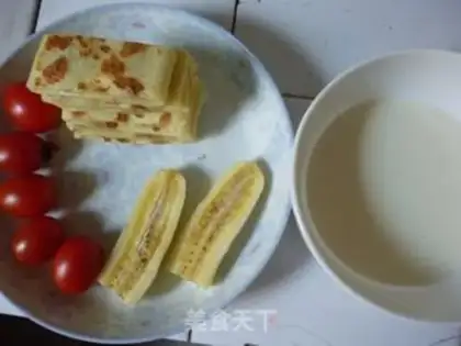 Make Milk banana cake step 13