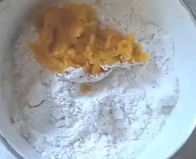 Make Pumpkin milk buns step 2