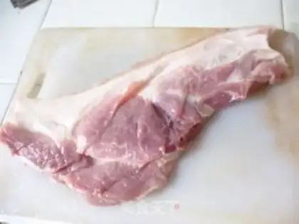 Make Fried meat step 1