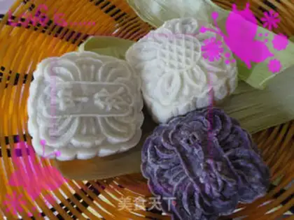 Make Milky potato ice-cream mooncake step 9
