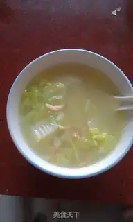 Make Old shrimp congee step 1