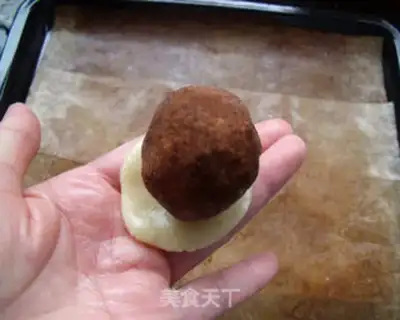 Make A wide-range mashed pea mooncake step 6