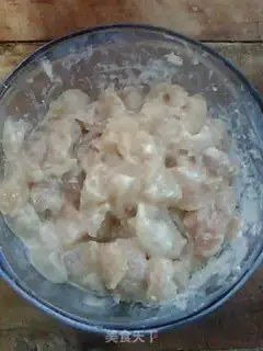 Make Chicken eggplant step 1