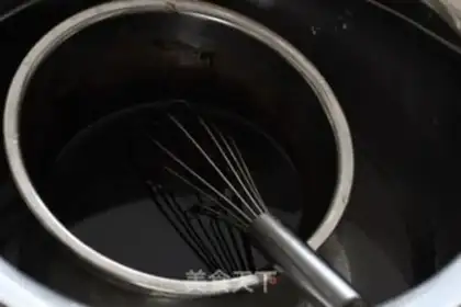 Make Almond cheese brownie step 1