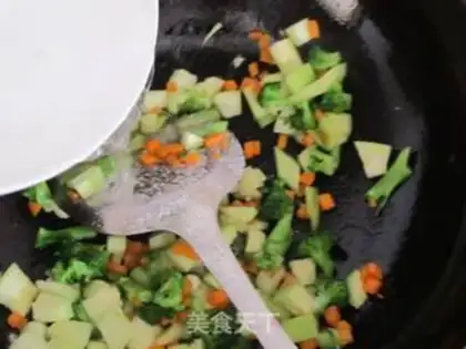 Make Vegetable rice step 3