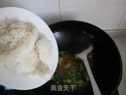 Make Vegetable rice step 4
