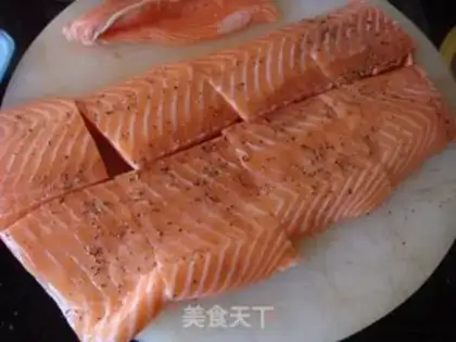 Make Fried salmon step 0