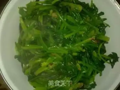 Make Garlic spinach step 2