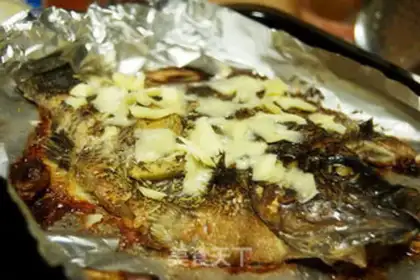 Make Chiffon roasted fish step 7