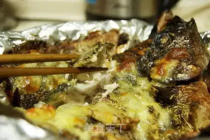 Make Chiffon roasted fish step 8