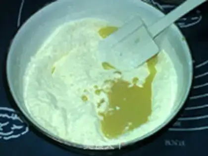 Make Milk moon cake step 2