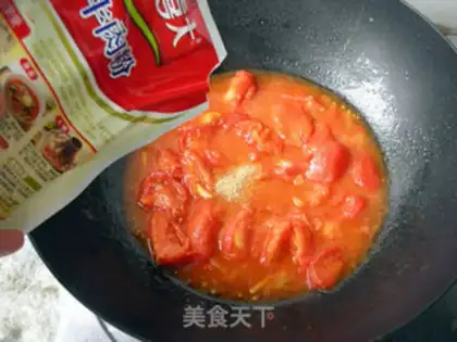 Make Tomato fried eggs step 3