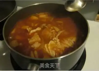 Make Pickle tofu soup step 4