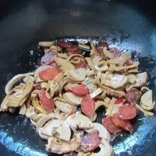 Make Sausage chicken step 3