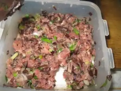 Make Blackwood. Scrawny meat step 2