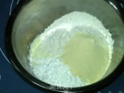 Make Milk moon cake step 11