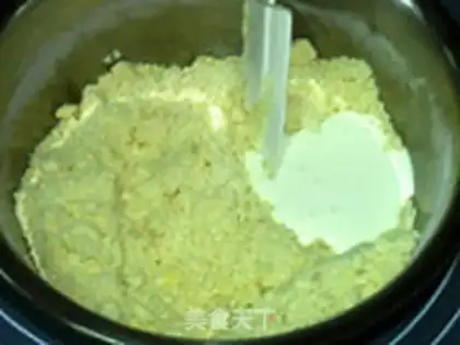 Make Milk moon cake step 15