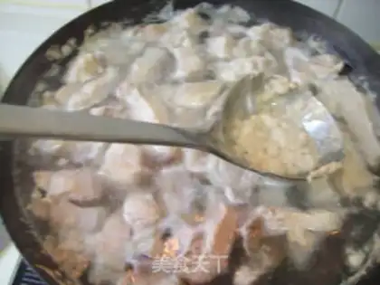 Make Chestnut red meat step 1