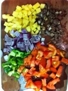 Make Potato sausage step 1