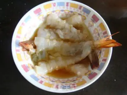Make Gold phoenix shrimp step 2